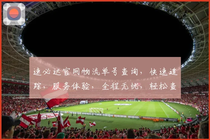 速必达官网物流单号查询，快速追踪，服务体验，全程无忧，轻松查收。